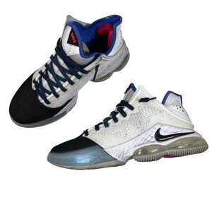 Nike Air Jordan Lebron Basketball Sneaker Shoes Metallic Black Toe Men's US 8.5